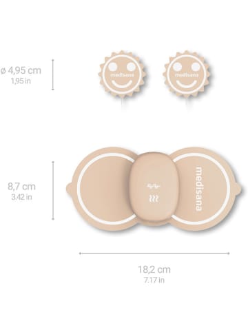 Medisana Menstruationsschmerz-Pad "TT 250" in Beige