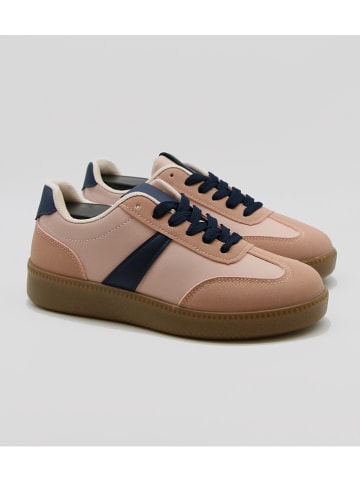 Belucci Sneakers in Rosa/ Dunkelblau