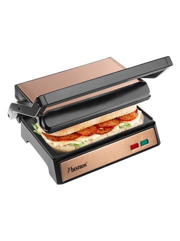 bESTRON Paninigrill "Copper Collection" in Kupfer/ Schwarz