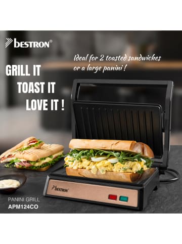 bESTRON Paninigrill "Copper Collection" in Kupfer/ Schwarz