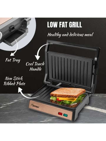 bESTRON Paninigrill "Copper Collection" in Kupfer/ Schwarz