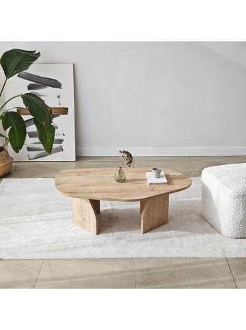Evila Couchtisch ''Rock'' in Hellbraun - (B)100 x (H)35 x (T)60 cm
