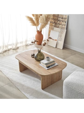 Evila Salontafel "Theseus" lichtbruin - (B)105 x (H)35 x (D)60 cm