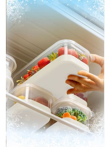 Violeta Home 7er-Set: Frischhaltedosen in Grau/ Transparent