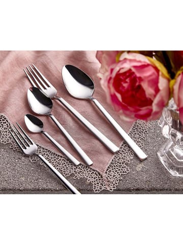 Violeta Home 30-częściowy zestaw sztućców w kolorze srebrnym
