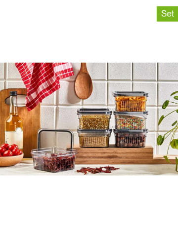 Violeta Home 2er-Set: Vorratsbehälter in Transparent - 850 ml