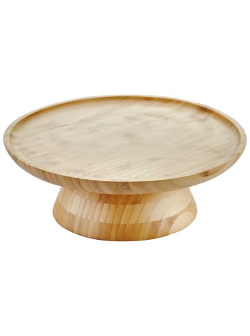 Violeta Home Serveerplank beige - (H)10 x Ø 28 cm