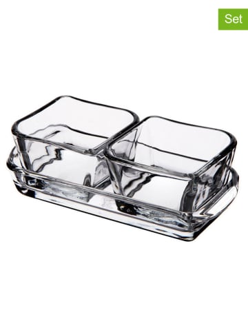Violeta Home 3tlg. Set: Schalen in Transparent