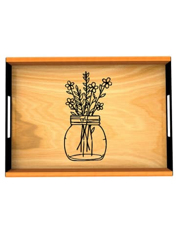 Violeta Home Taca w kolorze jasnobrązowym - 41 x 30 cm
