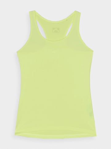 4F Top sportowy w kolorze zielonym