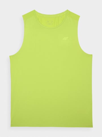 4F Top sportowy w kolorze zielonym