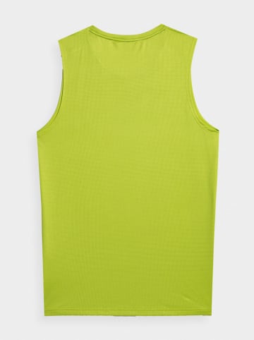 4F Top sportowy w kolorze zielonym