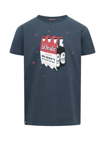 Derbe Shirt in Dunkelblau