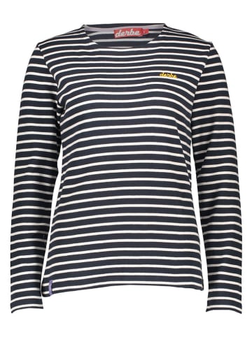 Derbe Longsleeve in Schwarz/ Weiß