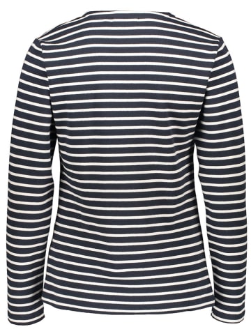 Derbe Longsleeve in Schwarz/ Weiß