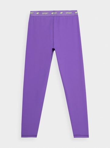 4F Trainingsleggings in Lila