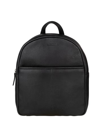 Burkely Leder-Rucksack in Schwarz - (B)27 x (H)31 x (T)11 cm