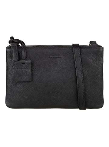 Burkely Leder-Umhängetasche "Fundamentals Antique Avery" in Schwarz