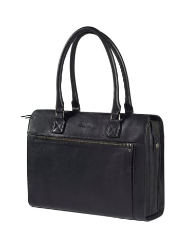 Burkely Leder-Henkeltasche "Fundamentals Antique Avery" in Schwarz