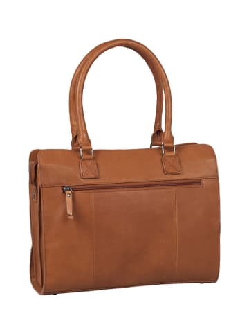 Burkely Leren handtas "Fundamentals Antique Avery" lichtbruin - (B)36 x (H)28 x (D)9 cm