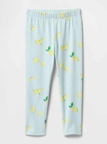 GAP Leggings in Hellblau/ Gelb/ Grün