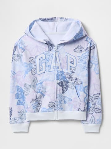GAP Bluza w kolorze biało-błękitno-fioletowym