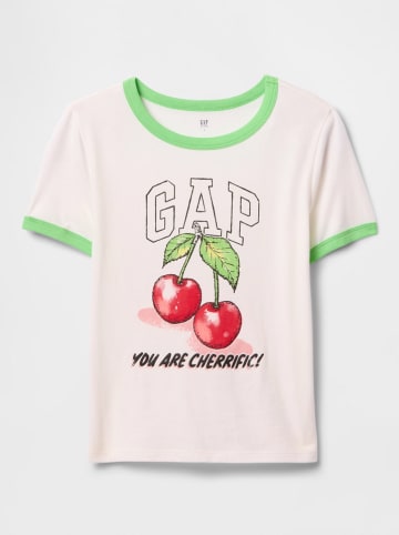 GAP Koszulka w kolorze jasnoróżowo-zielonym