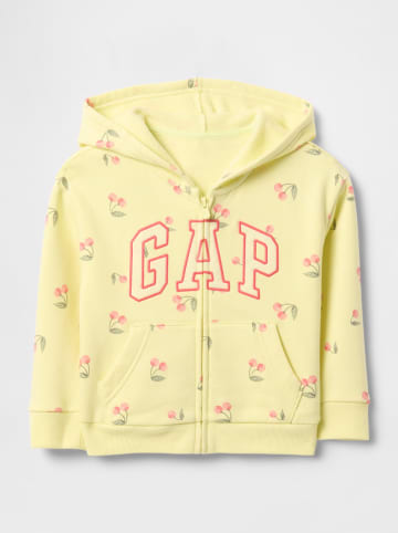 GAP Sweatjacke in Gelb/ Rosa/ Grün