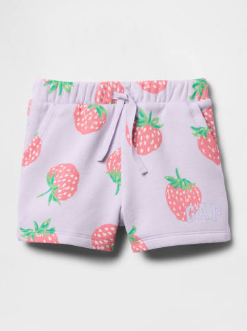 GAP Sweatshorts in Lila/ Rosa/ Grün