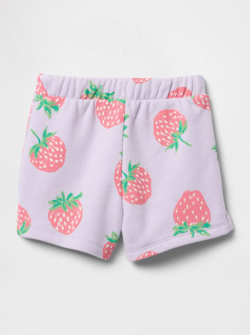 GAP Sweatshort paars/lichtroze/groen