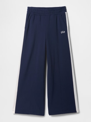 GAP Sweatbroek  donkerblauw/wit