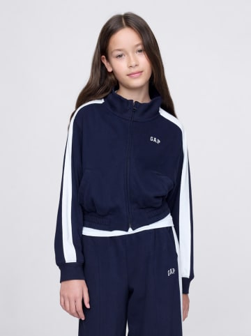 GAP Sweatvest donkerblauw/wit