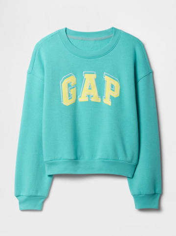 GAP Sweatshirt in Türkis