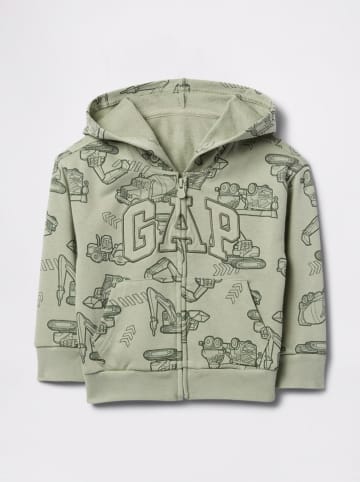 GAP Sweatjacke in Khaki