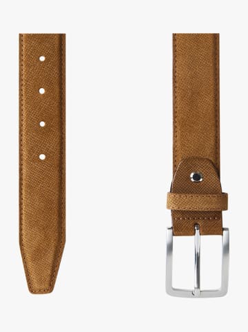 Michaelis Leder-Gürtel in Hellbraun