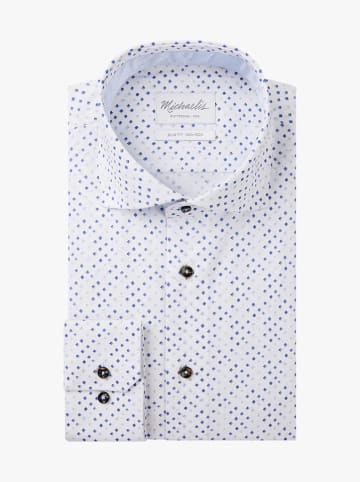 Michaelis Blouse blauw/wit