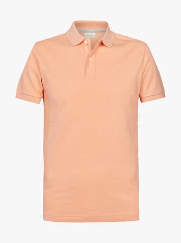 PROFUOMO Poloshirt abrikooskleurig