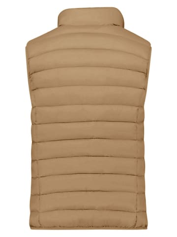 ANAPURNA Doorgestikte bodywarmer "Vakitalana'' taupe