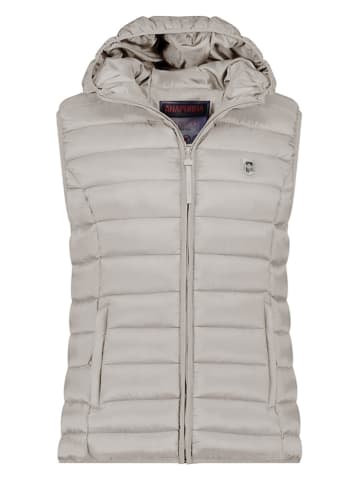 ANAPURNA Doorgestikte bodywarmer "Vakitalana" grijs