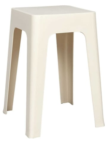 Ethnical Life Hocker w kolorze kremowym - 34,5 x 47 x 34,5 cm