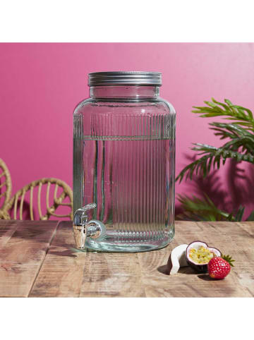 Garden Spirit Drankdispenser zilverkleurig - 5 l