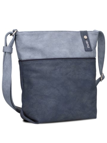 Zwei Umhängetasche ''Jana J10'' in Dunkelblau - (B)29 x (H)27 x (T)8 cm