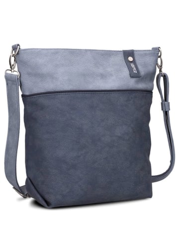 Zwei Umhängetasche ''Jana J12'' in Dunkelblau - (B)33 x (H)32 x (T)13 cm