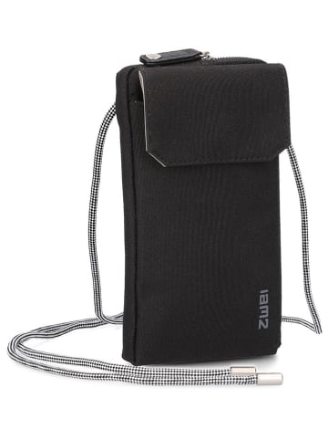 Zwei Torebka "Olli OP30" w kolorze czarnym na telefon - 11 x 19 x 3 cm