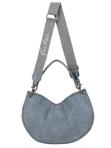 Fritzi aus Preußen Schultertasche in Blaugrau - (B)39,5 x (H)30 x (T)13 cm