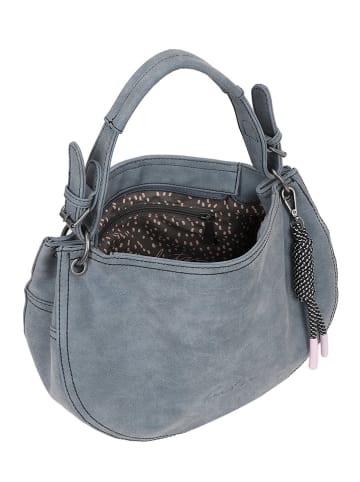 Fritzi aus Preußen Schultertasche in Blaugrau - (B)39,5 x (H)30 x (T)13 cm