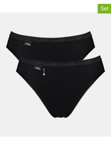Sloggi 2er-Set: Slips in Schwarz