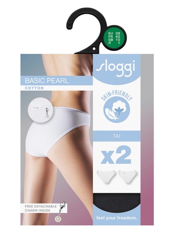 Sloggi 2-delige set: slips zwart