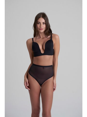 Bye Bra Stringi modelujące w kolorze czarnym