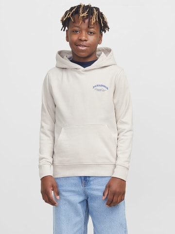 JACK & JONES Junior Hoodie "Vesterbro" in Creme